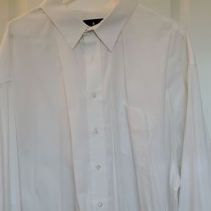 Stafford 20 x 36 37 white long sleeve shirt
